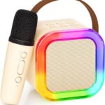 Toy Imagine Rechargeable Karaoke Mic with Speaker, Bluetooth, RGB Lights