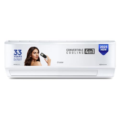 Cruise 1.5 Ton 3 Star VarioQool Inverter Split AC (CWCVBK-VQ1W173, White)