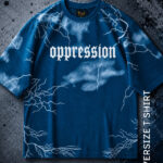 UNISON Printed Men Round Neck Navy Blue T-Shirt