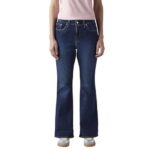 Levi’s Women’s 726 Dark Indigo Flared Fit High-Rise Jeans