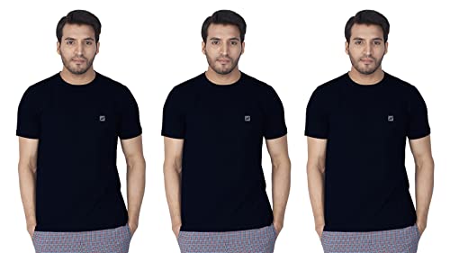 Lux Nitro Men’s Regular Fit Round Neck T-Shirt_Night Sky
