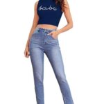 Stylish Casual Women’s Swiss T-Shirt | Soft Fabric | Round Neck Half Sleeve Tee Design No Babe_Blue__M