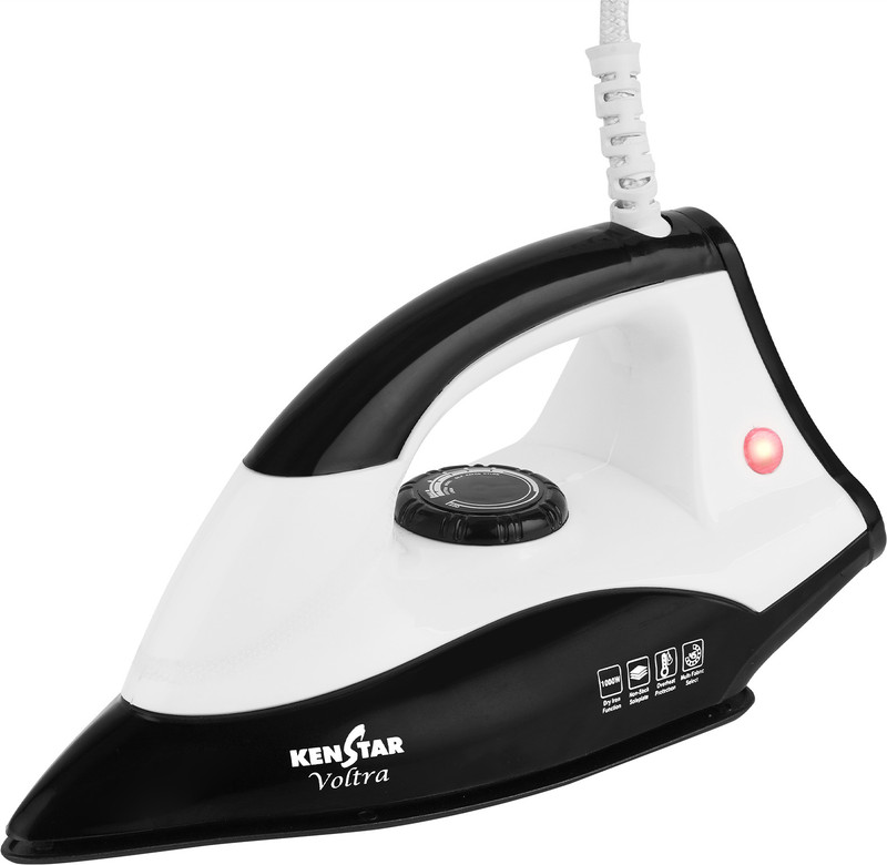 Kenstar Voltra 1000 W Dry Iron(White & Black)