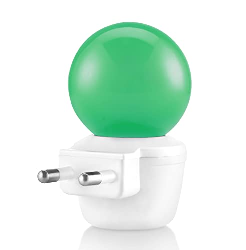 MAGIK Spectrum LED Night Lamp | 0.5W Green Light | Plug & Play | Cool Touch | Energy Efficient | Ideal for Bedroom, Kids Room, Living Room