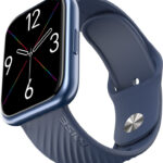 Noise ColorFit Vision 2 with 1.78” Always on AMOLED Display Smartwatch(Blue Strap, Regular)