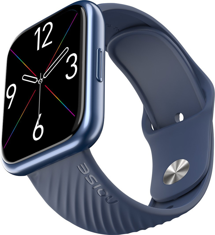 Noise ColorFit Vision 2 with 1.78” Always on AMOLED Display Smartwatch(Blue Strap, Regular)