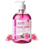 Multani Natural Rose Hand Wash – 500 ml | Gentle Hand Cleanser With Natural Ingredients | Moisturizing Hand Wash | 99.9% Germ Protection Liquid Hand Wash