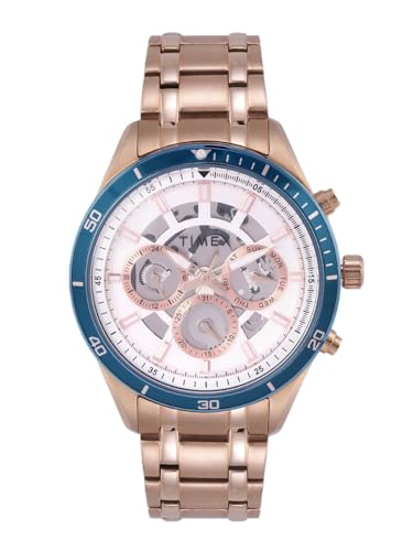 TIMEX Round 46mm White Dial Analog Men Watch – TWEG15219