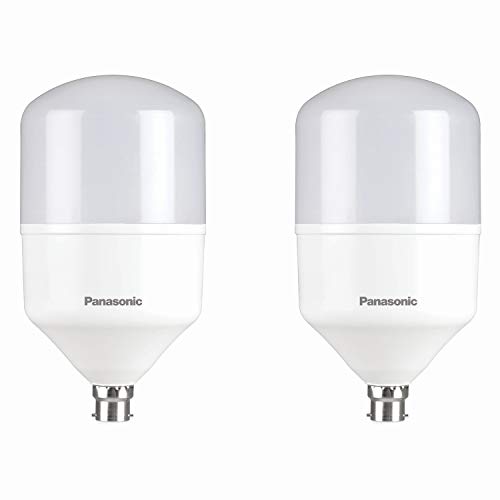 Panasonic 50W B22 LED Cool Day Light Bulb, Pack of 2, (PBUM04507-pk2)