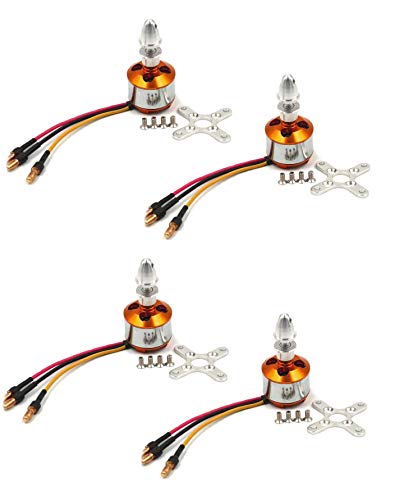 Invento 4pcs 2500KV BLDC Brushless Motor A2212 For Aircraft Quadcopter Helicopter