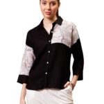 ATHENA LIFESTYLE Women’s Regular Fit Shirt (ATP-17973_Black