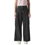 Levi’s Women’s Dark Grey Loose Fit Mid Rise Jeans