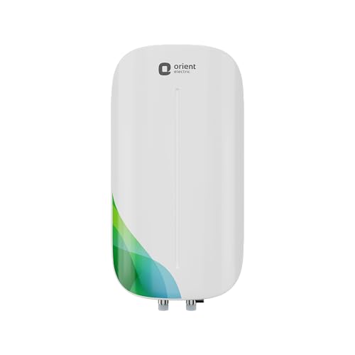 Orient Electric Aura Rapid Pro Geyser 5.9 Litre Instant Water Heater | 3000 W Powerful Heating | Suitable For Kitchen & Bathroom | 5 Year Inner Tank Warranty by Orient | High-rise Compatible| White