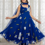 Excessive Anarkali Gown(Blue)