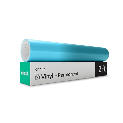 Cricut Cold-Activated, Colour-Changing Vinyl – Permanent, Light Blue – Turquoise