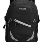 PROVOGUE Spacy unisex with rain cover and reflective strip 35 L Laptop Backpack(Black)