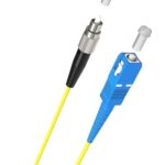 Madhabi 3M SC to FC Singlemode Fiber Optic Patch Cord – Simplex 9/125µm Jumper Cable with Yellow Jacket, High-Speed Data Transmission and Internet Connectivity for Network, Router and Telecom Devices