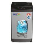 Bosch 7 kg 5 Star Fully Automatic Top Load Washing Machine,PowerWave Wash,Inbuilt Dual Lint Filter, Stainless Steel VarioDrum with 5 fin Pulsator, Water Save, Flex Drain, Dark Grey (WOE70AH0IN)