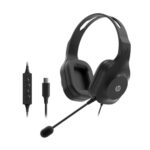 HP 320C USB-C Wired Headset, Black, 212 gm (CH8D5AA)