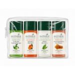 Biotique Travel Kit | Includes Green Apple, Bio Apricot, Morning Nectar & Honey Gel | Mini Skincare & Haircare Essentials for Travel | Enriched with 100% Botanical Extracts