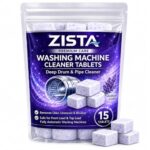 ZISTA Washing Machine Cleaner Tablets with Lavender Scent 15 Pcs