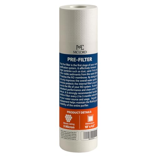 PP Spun Water Purifier Pre-Filter | 10″ & 5 Micron Pre Filter Designed Superior Chemical Resistance |