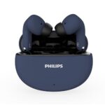 PHILIPS TAT1269 True Wireless in-Ear Earbuds with Mic, 13mm Drivers, Bluetooth 5.4, 40H Playtime, IPX5, Fast Charging, TouChannel Controls, Voice Assistant, Mono Mode, LED Indicator(Cosmic Blue)