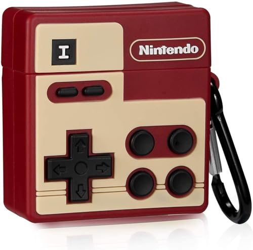 Careflection Premium Funky Cartoon 3D Full Protective Case with Keychain for Airpods 3 (NES Controller), Multicolor