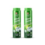 Ayouthveda Aloe Cool Talcum Powder with Ice Mint, Camphor & Aloe Extracts for Cooling, Sweat Absorption & Skin Comfort | Helps Soothe Heat, Itching & Irritation | Lightweight, Refreshing & Non-Sticky Formula | Suitable for Daily Use | 100g + 100g Free