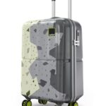 Safari Tazzo 8 Wheels 55cm Cabin Size Trolley Bag, Hard Case Polycarbonate, 360º Wheeling Small Carry-on Luggage, Suitcase for Travel, Trolley Bags for Travel, Printed