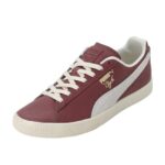 Puma | Clyde Base Classic Sneakers | Wood Violet-Frosted Ivory-Team Gold | 7UK
