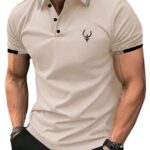 Lymio Polo T Shirt for Men || Men Casual T-Shirt || Polo (Polo-43-Chiku-M) Beige