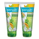 Everyuth Naturals Anti Acne Anti Marks Tulsi Turmeric Face Wash | Tulsi & Turmeric | Reduces Pimples, Acne Marks & Blemishes | 100% Soap-Free | Paraben-Free | 150g Tube (Pack of 2)