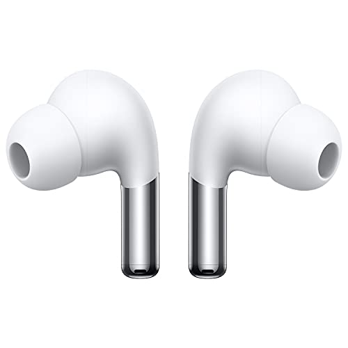 Oneplus Buds Pro Bluetooth Truly Wireless in Ear Earbuds with mic, Smart Adaptive Noise Cancellation, 10 Minutes Warp Charge, Upto 38 Hours Battery, Zen Mode, Bluetooth 5.2v(Glossy White)