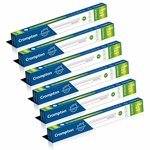 Crompton Laser Ray Smile 1 Feet 5W LED Batten (Cool Daylight) – Pack of 6