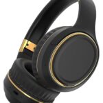 COREGENIX H6 Over Ear Headphones with ENC + HD Calling, Upto 50 Hrs Playtime, Fast Charging, in-Built ENC Mic, 40mm Titanium Bass Drivers, Super Soft Cushion, AUX in, Foldable Design