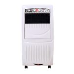 FOXSKY Diamond Cool Room Air Cooler 70-litres, 3-Side Cooling Pads, Fully closable louvers, Multistage Air Purification, Cool Flow Dispenser & Low Power Consumption (White), 70ltr