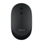 ASUS MW105 Multi-Device Wireless Bluetooth Silent Mouse, Adjustable DPI, Ambidextrous Shape, Connects Upto 3 Devices, Optical Tracking, Compatible with PC/Laptop- (Black) 48 Grams, 3 Year Warranty
