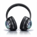 PunnkFunnk Astro Junior Wireless Bluetooth Headphones with BT 5.3, Noise Cancelling, Hi-Res Audio, 40mm Drivers, Deep Bass, Memory Foam Ear Cushions, Over-Ear Headset for Kids, Teens & Adults (Black)