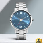 Fastrack Fastrack Blue Dial Silver Stainless Steel Strap Analog Watch – For Men