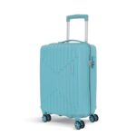KAMILIANT by American Tourister Savvy|Cabin Trolley Bag Small Size (55 cms) for Travel| Hard Case Polypropylene (PP) Suitcase|360° 8-Wheel Spinner Luggage Trolley|Combination Lock|Sea Blue