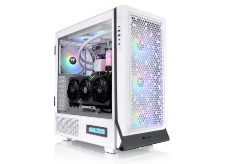 Thermaltake Ceres 500 TG ARGB/White/Win/SPCC/Tempered Glass*1/C140 ARGB Lite Fan*4/Brown Box