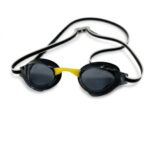 BURNLAB Swimming Goggles for Everyday Pool Use, Clear Vision Lens, Easy Adjustable Strap, Unisex Adult (black (2))