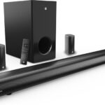 MOTOROLA AmphisoundX Vibe 500 W Bluetooth Soundbar(Black, 5.1 Channel)