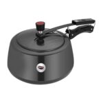 Nirlep NutriHealth 3 Litre Inner Lid Hard Anodized Aluminium Handi Pressure Cooker with Induction Bottom