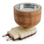 Sheesham Wooden Kapoor Dani | Camphor Diffuser, Bakhoor Burner, Dhoop Dani & Incense Burner | Natural Wood Aroma Holder for Home, Office & Daily Use (Pack of 1)