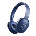pTron Studio w/ 60Hrs Playtime, Wireless Over-Ear Headphones with HD Mic, Dual-Device Pairing, Immersive Sound, 40mm Drivers, BT5.4, 3.5mm Aux Port, TF Card Slot & Type-C Fast Charging (Blue)