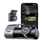 Qubo Car Dashcam [New Launch] Pro 2K Front + Rear by Hero Group | Dual Channel Dash Cam | Wide Angle View | G-Sensor | Wi-Fi | Emergency Recording | Supports Up to 1 TB SD Card
