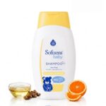 Softsens Baby Tear-Free Shampoo 200ml | pH 5.5 | Enriched with Castor Oil | Ultra-Mild,Dermatologically, Hypoallergenic, Paraben & Sulfate-Free Formula for Babies