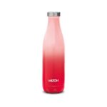 Milton Prudent 500 Thermosteel Bottle, 510 ml Water Bottle, 24 Hours Hot and Cold, Double Wall Vacuum Insulated, Water Bottles, Tea Flask/Coffee Flask for Sports, Travel, Red
